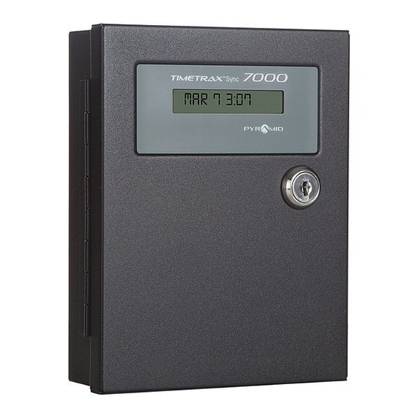 Pyramid 6-3/8" Digital Master Controller Wall Clock, Beige 7000