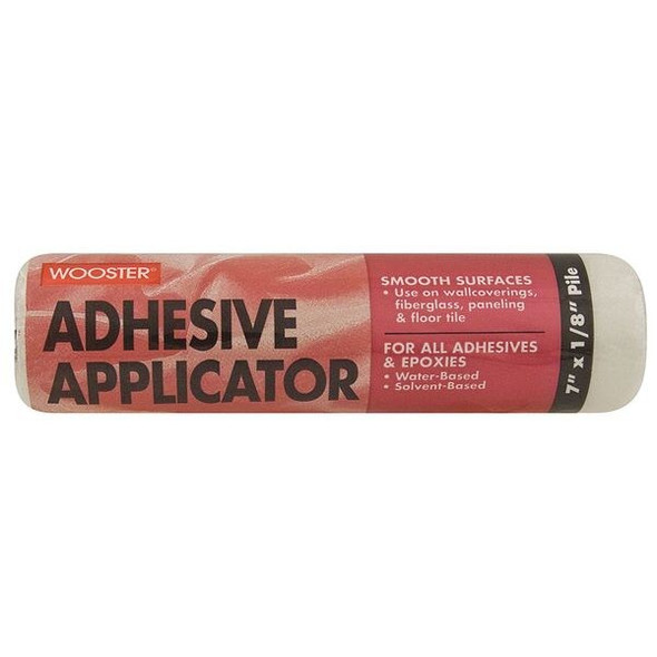 Wooster 7" Adhesive Applicator, 1/8" Nap, Woven Fabric R245-7