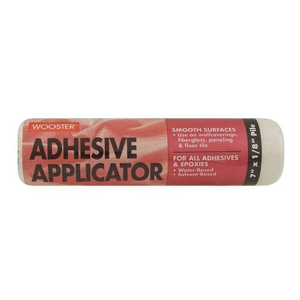 Wooster 7" Adhesive Applicator, 1/8" Nap, Woven Fabric R245-7
