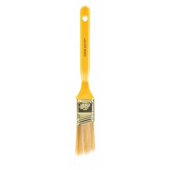Wooster 1" Angle Sash Soft, Nylon/Polyester Bristle, Paint Brush, Plastic Handle Q3208-1