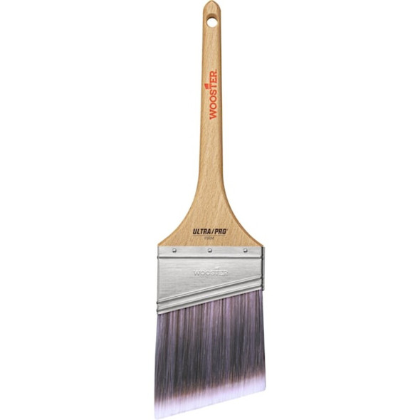 3" Thin Angle Sash Firm, Nylon-Polyester Bristle, Paint Brush, Wood Handle  4181-3