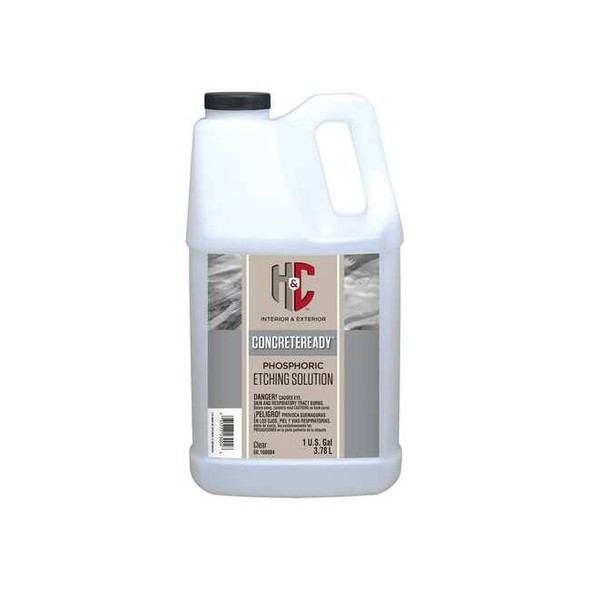 H&c 1 gal Etch Coating, Invisible Finish, Clear, Solvent Base 50.160004-16
