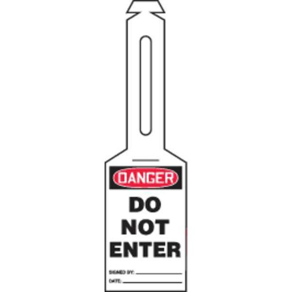 Accuform Danger Tag, 5 1/4 in Height, 3 1/4 in Width, English TAL358