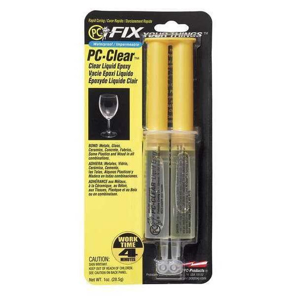 Pc Products Epoxy Adhesive,Syringe,1:1 Mix Ratio 070147 Pc Products Epoxy Adhesive,Syringe,1:1 Mix Ratio 070147