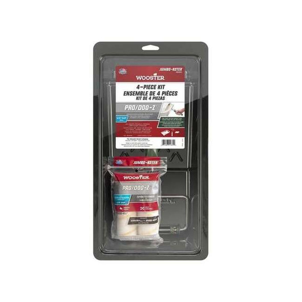 Wooster Paint Roller Kit,4 1/2" L,3/8" Nap RR393-4 1/2