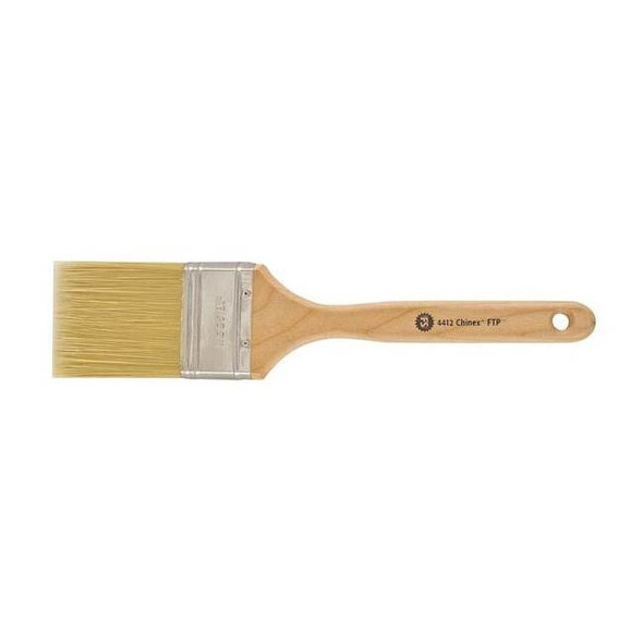 2-1/2" Flat Sash Soft, Chinex FTP Bristle, Paint Brush, Wood Handle