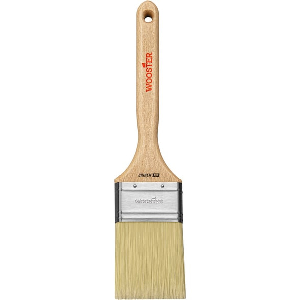 Wooster 2-1/2" Flat Sash Soft, Chinex FTP Bristle, Paint Brush, Wood Handle 4412-2 1/2