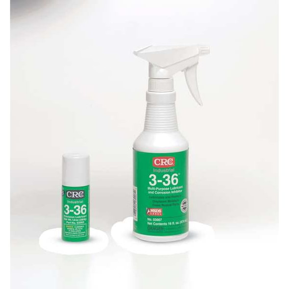 Crc Multipurpose Lubricant, 16 oz., Spray Bottle, Petroleum Distillates, Green 03007