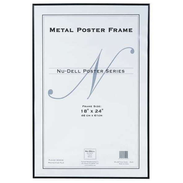Nudell Metal Poster Frame 18x24 Black 31222