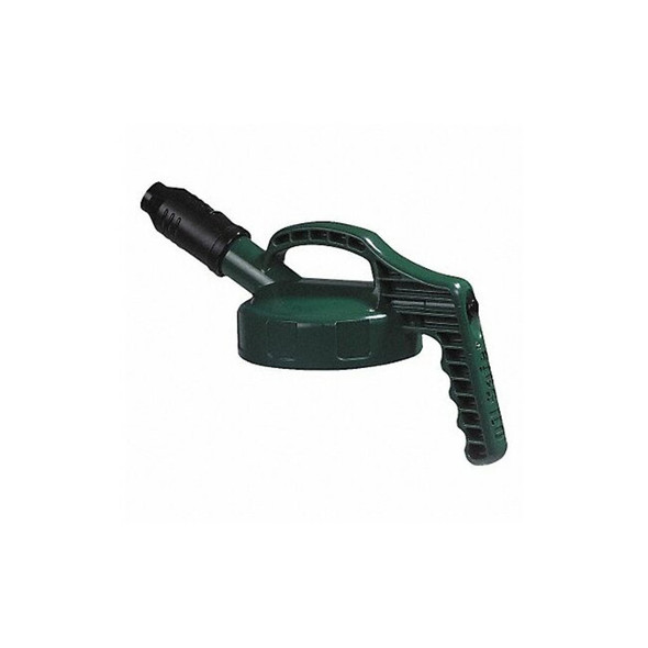 Oil Safe Stumpy Spout Lid,w/1 In Outlet,Dk Green 100503