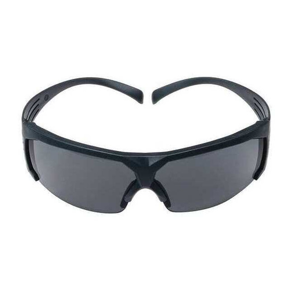 SecureFit 600, Safety Glasses, Anti-Fog, Gray Lens, Gray Frame, Half-Frame