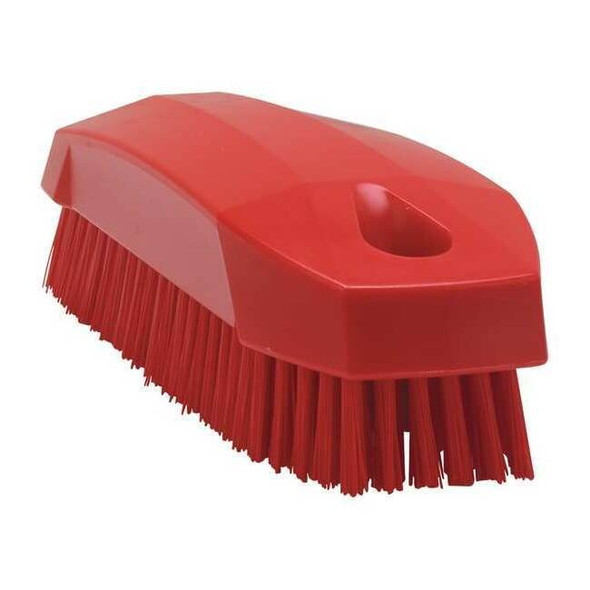 Vikan 4-57/64"L Polyester Block Hand and Nail Brush 64404