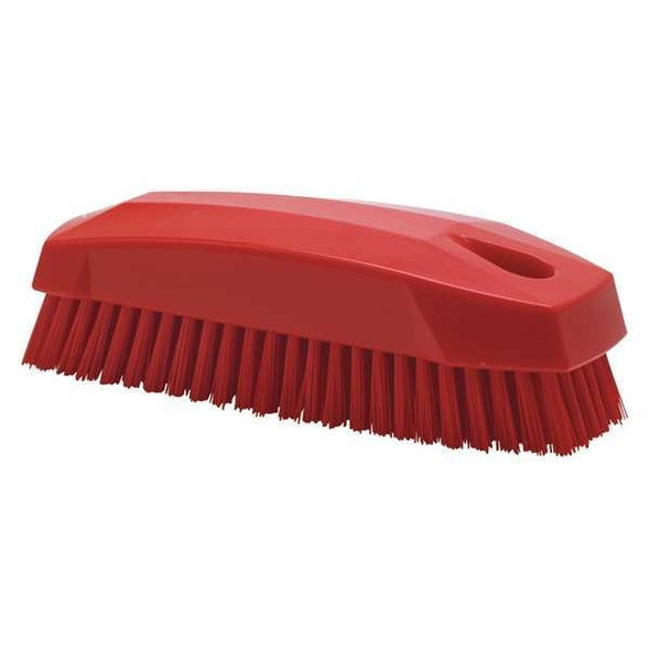 Vikan 4-57/64"L Polyester Block Hand and Nail Brush 64404