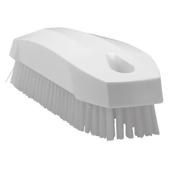 Vikan 4-57/64"L Polyester Block Hand and Nail Brush 64405