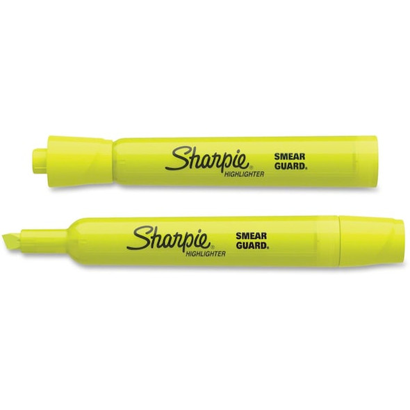 Sharpie Highlighter,Fluorescent Yellow,PK12 25025B