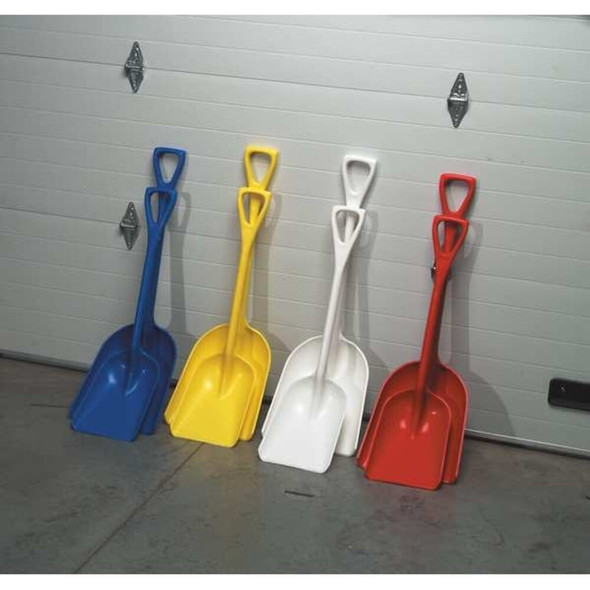 Remco Hygienic Square Point Shovel, Polypropylene Blade, 23 1-2 in L, Blue 69813