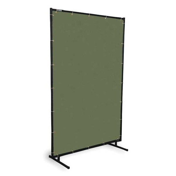 Welding Screen, Transparent Vinyl, 8 ft. W., 6 ft. H., 13 oz/sq yd, 150 Degrees F Withstand Temp.