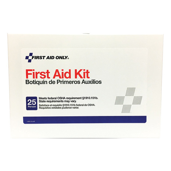 25-Person First Aid Kit w/ Hangers