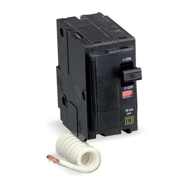 Square D Circuit Breaker,15A,Plug In,120V,2P QO215SWN Square D Circuit Breaker,15A,Plug In,120V,2P QO215SWN