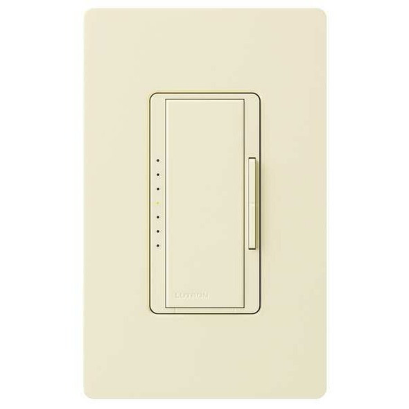 Lutron Lighting Dimmer, 120V, Almond, Rocker MACL-153M-AL