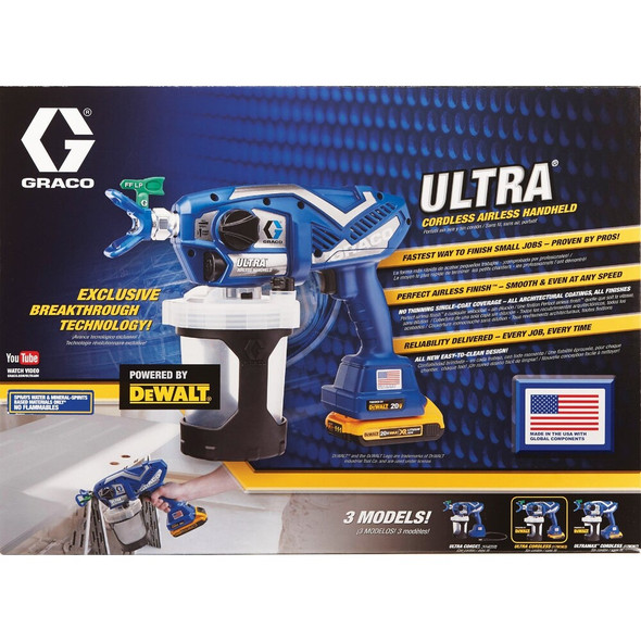 Graco Ultra Cordless Airless Paint Sprayer 17M363 772367