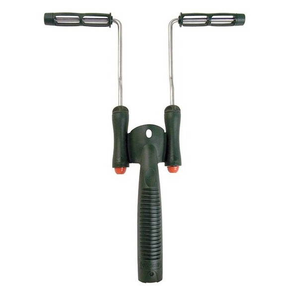 Mini Dual Paint Roller Frame, Cage, Polypropylene Handle, 4-1/2", 6-1/2" Rollers