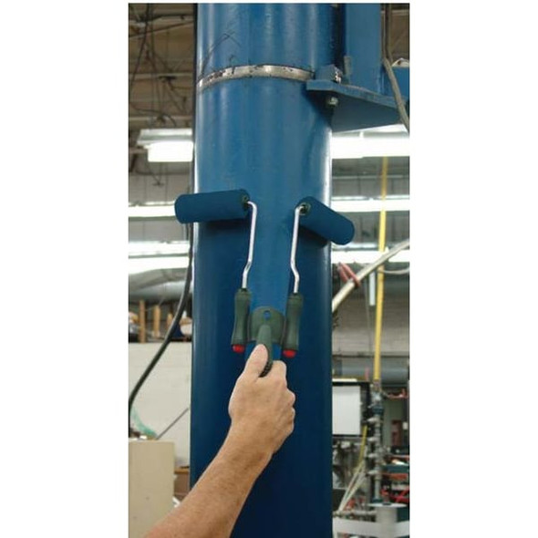 Wooster Mini Dual Paint Roller Frame, Cage, Polypropylene Handle, 4-1/2", 6-1/2" Rollers R212