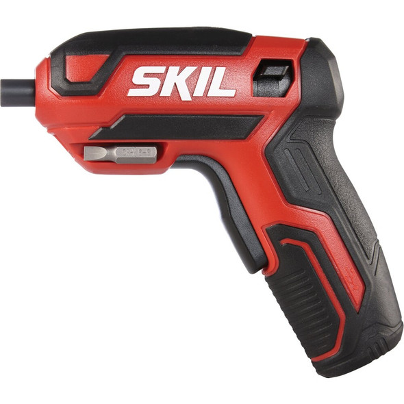 SKIL 4V Lithium-Ion 1-4 In. Hex Cordless Screwdriver with Accessories SD561801 304515
