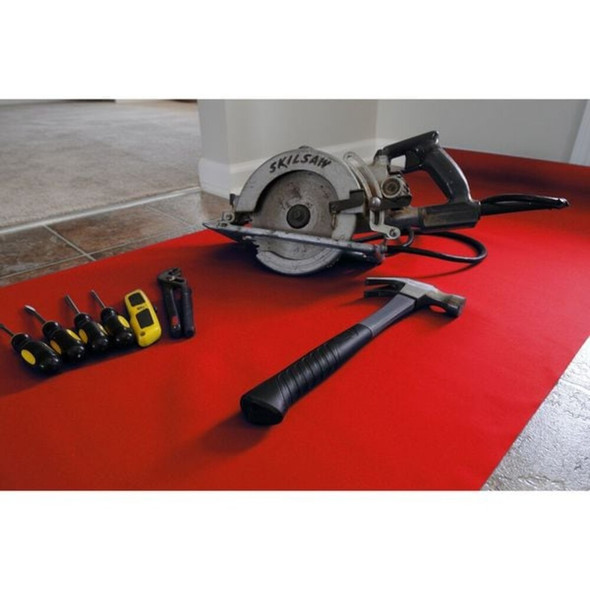 Surface Shields Floor Protection,27 In. x 20 Ft.,Red NSR2720