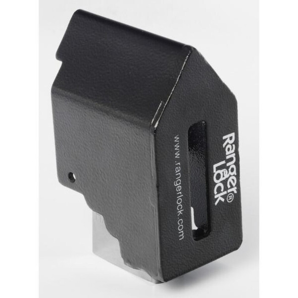 Ranger Lock Padlock Guard,Hardened Steel,Blk,5-1-4"L RGET-0L