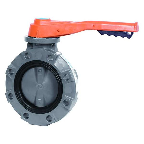 Hayward Flow Control Butterfly Valve,PVC,EPDM,4in,Lever BYV11040A0EL000 Hayward Flow Control Butterfly Valve,PVC,EPDM,4in,Lever BYV11040A0EL000