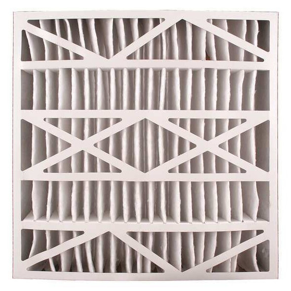 20x20x5 Air Filter, MERV 11, Synthetic Media, Beverage Board Frame