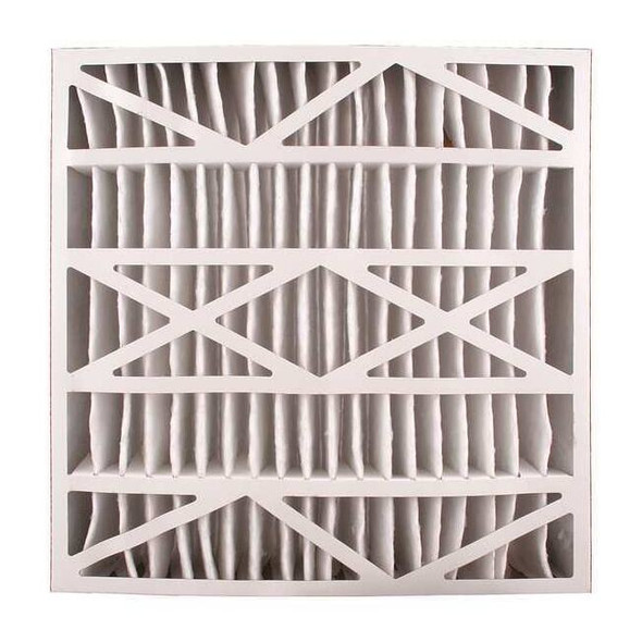 20x20x5 Air Filter, MERV 11, Synthetic Media, Beverage Board Frame