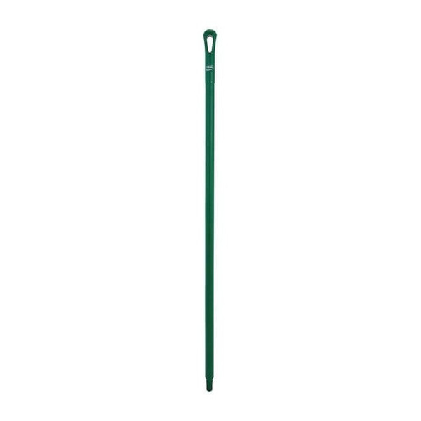 Vikan 51" Color Coded Handle, 1 1/4 in Dia, Green, Polypropylene 29602
