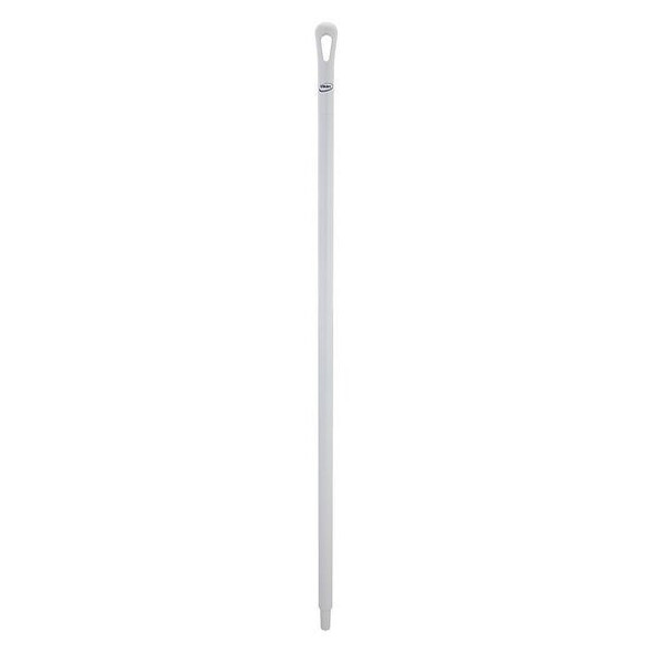 Vikan 51" Color Coded Handle, 1 1/4 in Dia, White, Polypropylene 29605