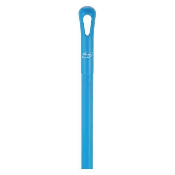 Vikan 1500mm Color Coded Handle, 1 1-4 in Dia, Blue, Polypropylene 29623
