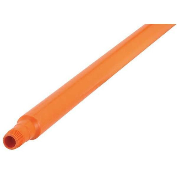 Vikan 59" Color Coded Handle, 1 1-4 in Dia, Orange, Polypropylene 29627