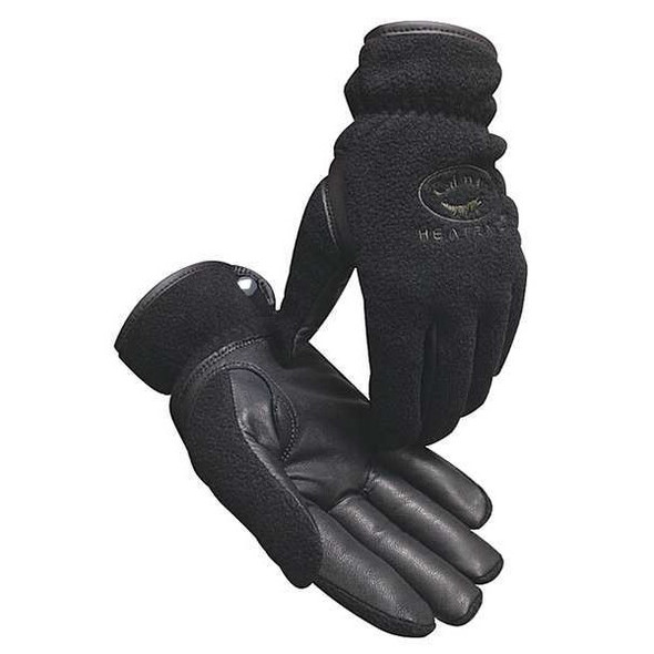 Cold Protection Gloves, Goatskin Leather Palm, Heatrac Lining, Black, L ( 9 )