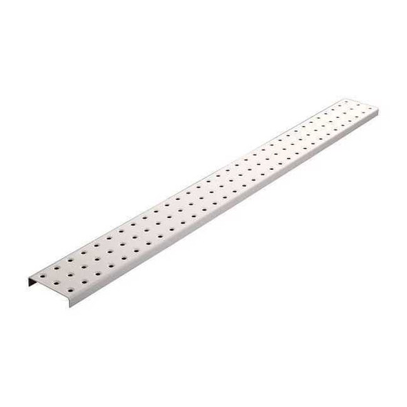 Alligatorboard Pegboard, 3in.Hx32in.W, Metal, White, PK2 ALGSTRP3X32WHT
