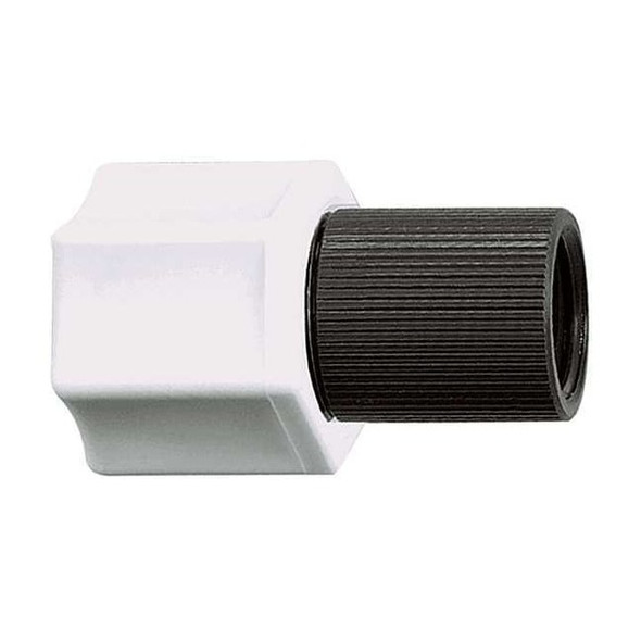 Stenner Fitting,3/8inNPT,Polypropylene/PVC,PK2 UCADPTR