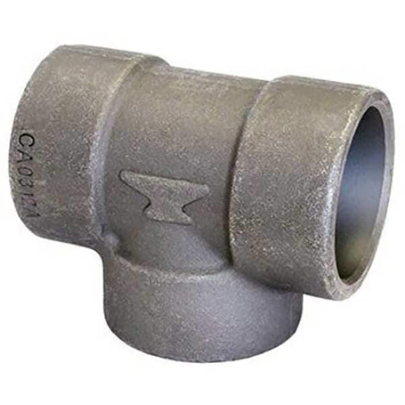 Anvil Tee Tee, 1" Pipe, Socket Weld, Black Forged Steel, Class 3000 0362025603