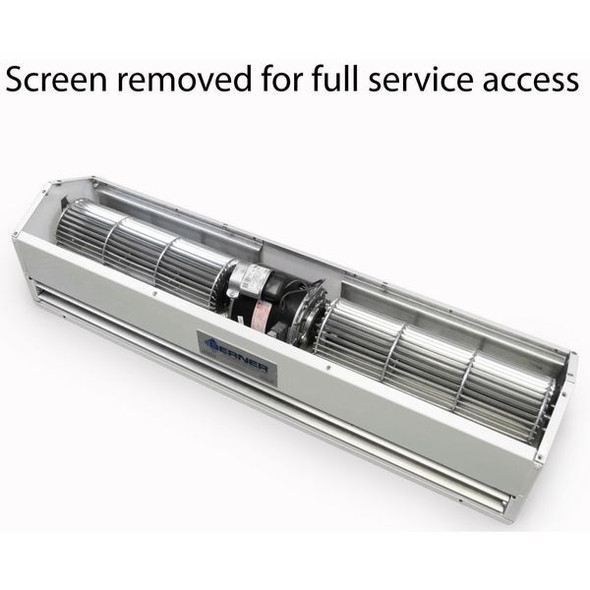 Berner Low Profile Air Curtain,8-1/4 In. H SLC07-1072AC-G