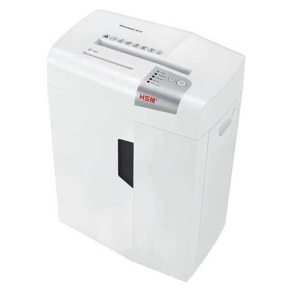 Hsm Paper Shredder, Cross-Cut Style shredstar X17