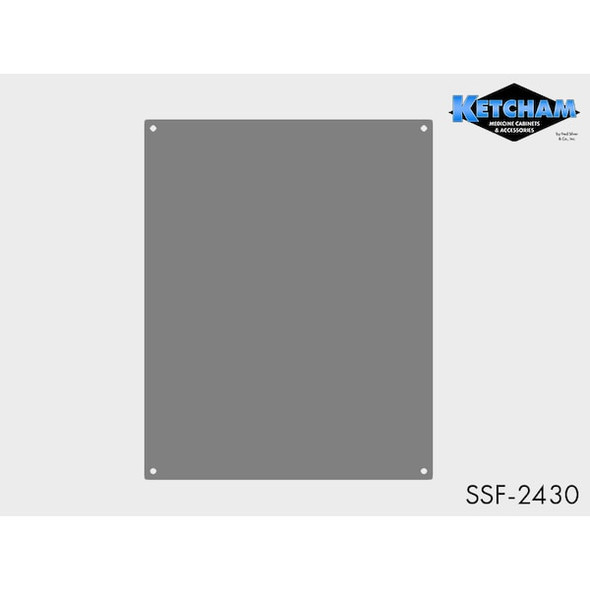 Ketcham 24" x 30" Stainless Steel Washroom Mirror SSF-2430