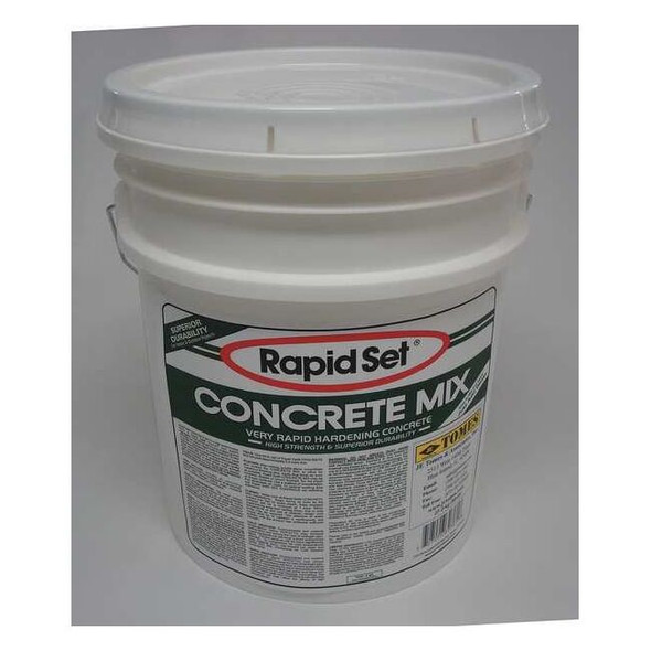 Rapid Set Concrete Mix, Pail, Gray, Concrete Mix GRA-RSCM-60