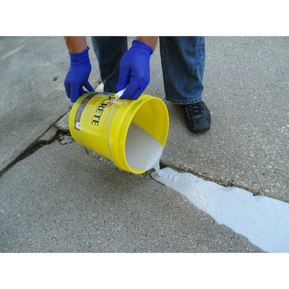 Concrete Repair Compound, Abocrete Series, Gray, 40 lb, Pail, 4:01 Mix Ratio, 5 hr Functional Cure