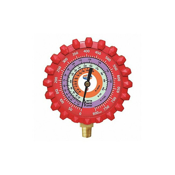 Uniweld Refrigerant Gauge,3-1/4" L,800 psi,Brass G529LD