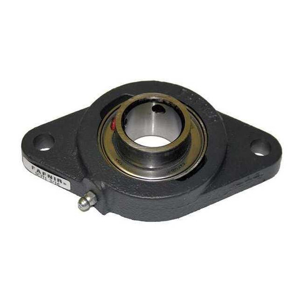Timken Flange Bearing, 2-Bolt, Ball, 1-7/16" Bore SCJT 1 7/16