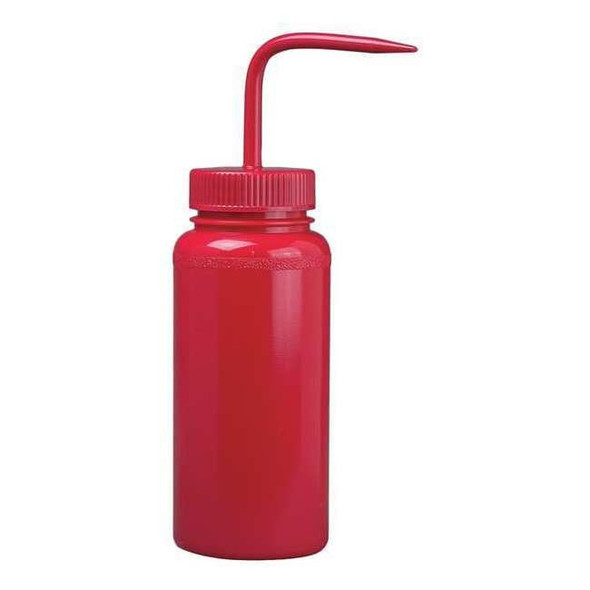 Sp Scienceware Wash Bottle,Std Spout,16 oz.,Red,PK6 F11651-0016
