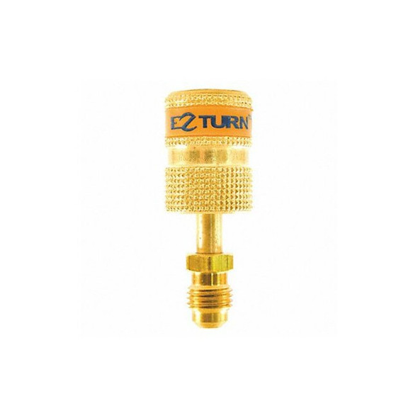 Uniweld Anti-Blowback Hose Adaptor,Gold,13/16" L EZAB